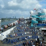 Top Deck of Carnival Destiny