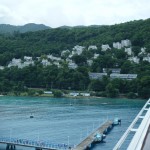 Arriving at Ocho Rios, Jamaica