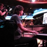 Rick Springfield perfoms in the ship's piano bar